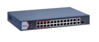HIKVISION DS-3E1326P-EI/M 24 PORT 230W FULL PoE 10/100 2X-UPLINK Yönetilebilir Switch RackMount 24+2+1sfp